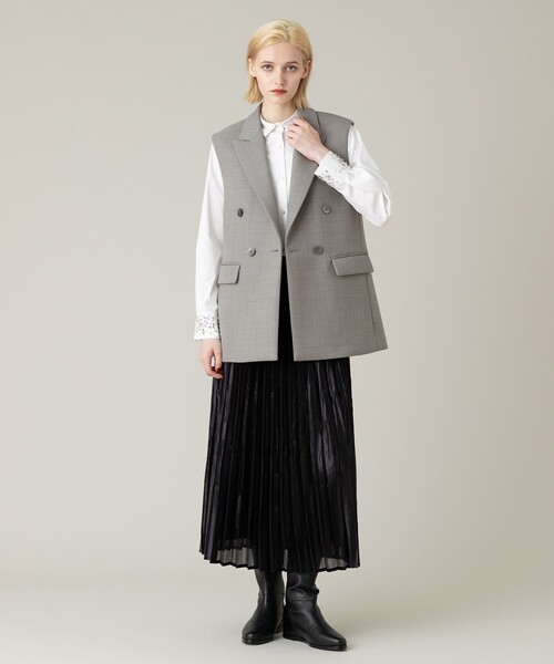 ブラウス シャツ 「LOULOU WILLOUGHBY」ビジューカフシャツ レディース LOULOU WILLOUGHBY ブラウス シャツ 「LOULOU WILLOUGHBY