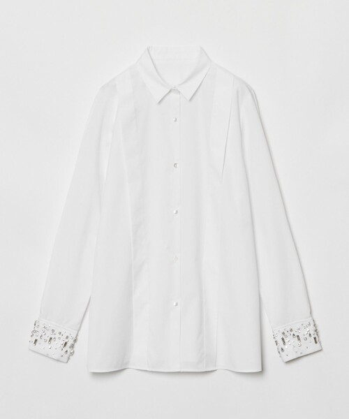 ブラウス シャツ 「LOULOU WILLOUGHBY」ビジューカフシャツ レディース LOULOU WILLOUGHBY ブラウス シャツ 「LOULOU WILLOUGHBY