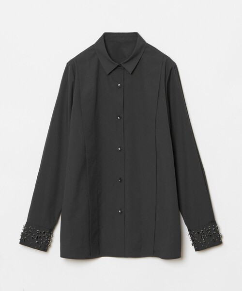 ブラウス シャツ 「LOULOU WILLOUGHBY」ビジューカフシャツ レディース LOULOU WILLOUGHBY ブラウス シャツ 「LOULOU WILLOUGHBY