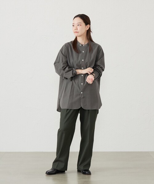 MACKINTOSH PHILOSOPHY パンツ GREY LABEL 2プリーツテーパード