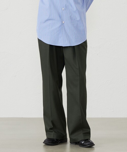 MACKINTOSH PHILOSOPHY パンツ GREY LABEL 2プリーツテーパード