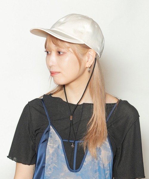 新品未使用　ca4la ベージュの耳付きレースキャップ WASHABLE ZV 6P CAP12(M BLACK): キャップ帽子通販｜CA4LA公式
