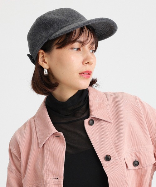 upperhights キャップ 帽子 ウールキャップ レディース