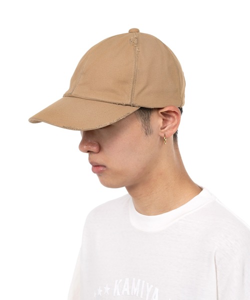 KAMIYA キャップ 帽子 Distressed Cap メンズ : ZOZOTOWN Yahoo