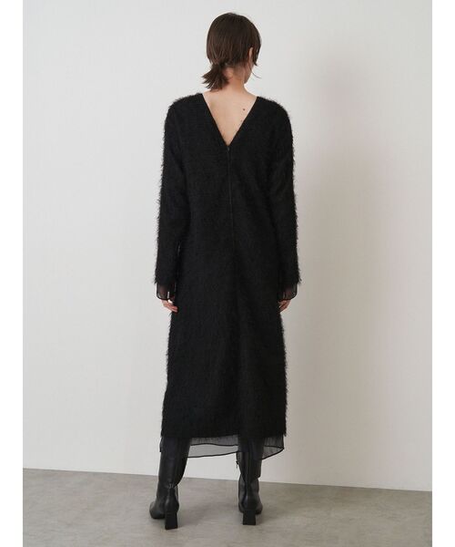 ELENDEEK（エレンディーク） ワンピース バックオープンフリンジ  