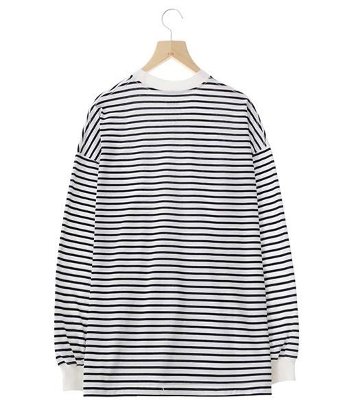is-ness tシャツ / イズネス：BALLOON STRIPES LONG SLEEVE T