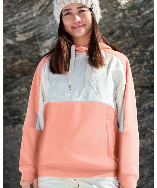 パーカー LIBERTY HOODIE/ロキシーロゴ撥水加工フーディーパーカー レディース