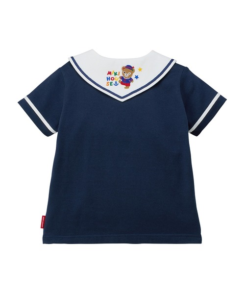 MIKI HOUSE（ミキハウス） tシャツ プッチーマリンセーラーカラー半袖