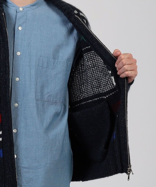セーター ニット 「別注」PENDLETON カシミヤ ショールカラー カウチンニット メンズの画像