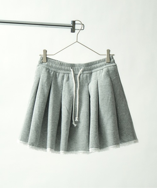 ALLuRing ChaRm スカート Ruffle Mini Sweat Skirt / フリルミニ