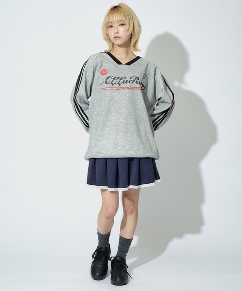 ALLuRing ChaRm スカート Ruffle Mini Sweat Skirt / フリルミニ
