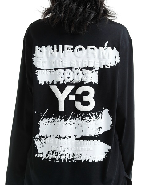 Y-3 tシャツ U GFX LS TEE メンズ レディース : ZOZOTOWN Yahoo!店