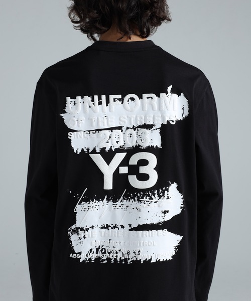 Y-3 tシャツ U GFX LS TEE メンズ レディース : ZOZOTOWN Yahoo!店