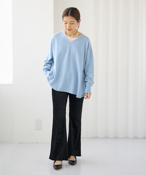 ⭐️新品完売品⭐️24AW イエナfineニュージーウールニュアンスVプルオーバー IENA ニット セーター 「追加2」Fineニュージーウール
