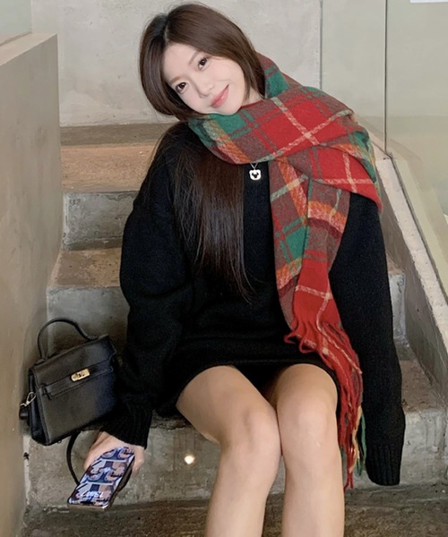 プラダ チェック柄 マフラー ストール wfm00074.jpg