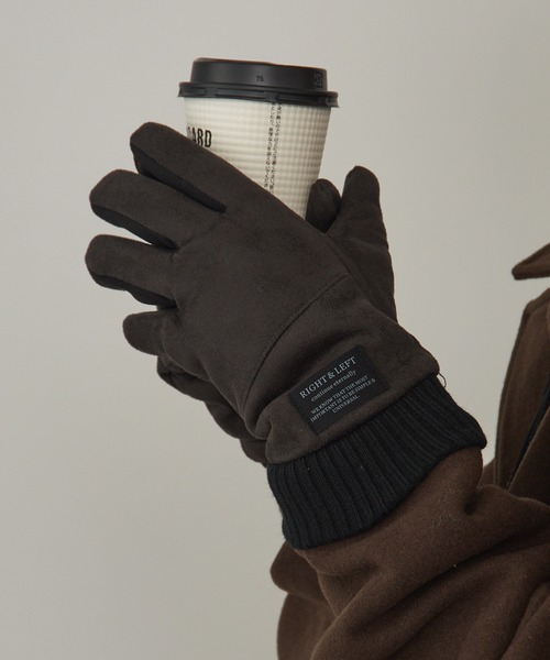 SETUP7（セットアップセブン） 手袋 「SETUP7」配色フェイクスエード裏