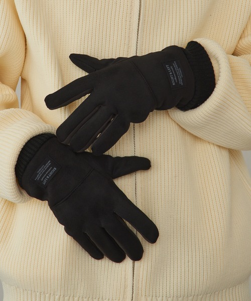 SETUP7（セットアップセブン） 手袋 「SETUP7」配色フェイクスエード裏