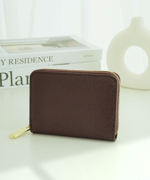 Ree&Mee 財布 Ree＆Mee PU レザー ハーフウォレット ミニ財布 メンズ