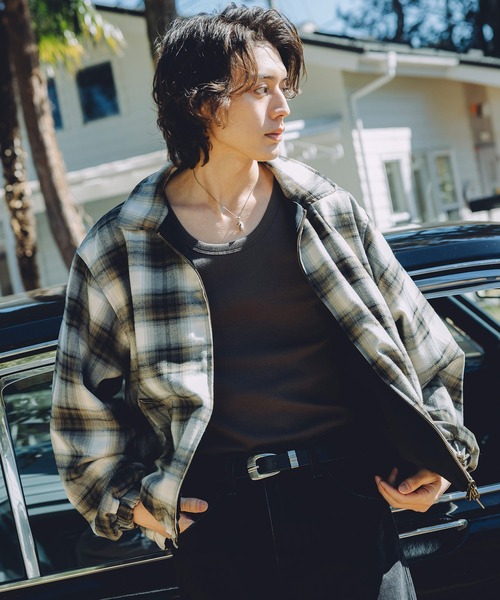 Bleme ブルゾン アウター リバーシブル ダブルジップ ハリントン