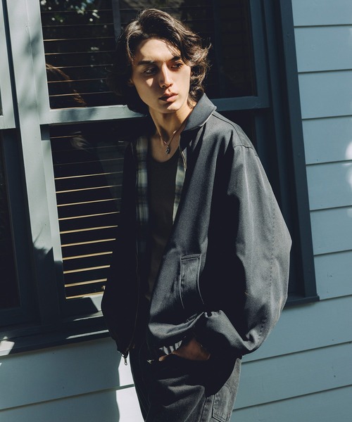 Bleme ブルゾン アウター リバーシブル ダブルジップ ハリントン