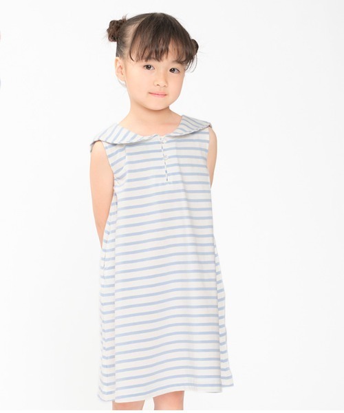 Crescent ワンピース 2WAYボーダーセーラーワンピース キッズ 子供服