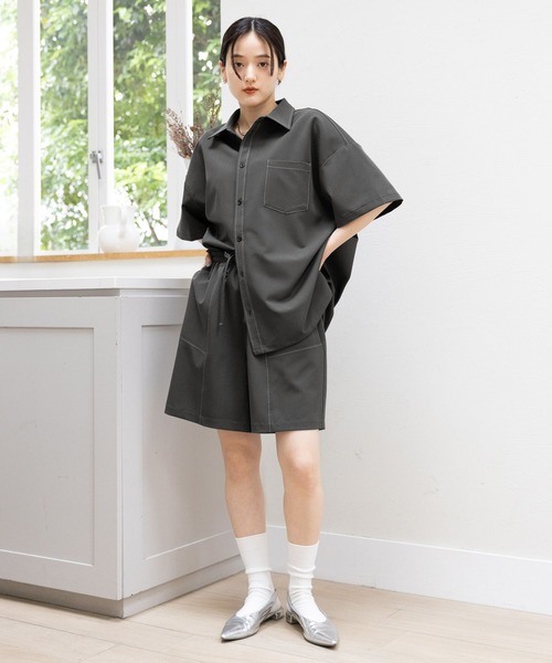 rosymonster スカラップショートパンツ SOLOTEX® 撥水ストレッチショートパンツ [全4色] – muta Online