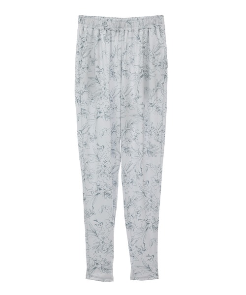 Julier（ジュリエ） パンツ Julier Line Flowerプリントギャザーパンツ