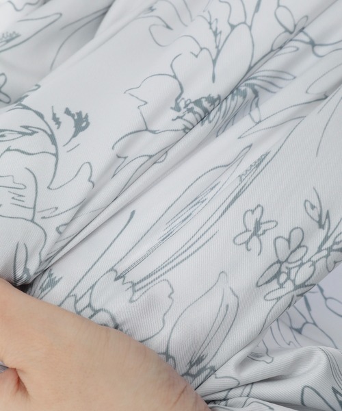 Julier（ジュリエ） パンツ Julier Line Flowerプリントギャザーパンツ