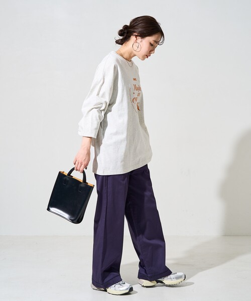 FREAK'S STORE パンツ 限定展開 インド ハシゴレース タック