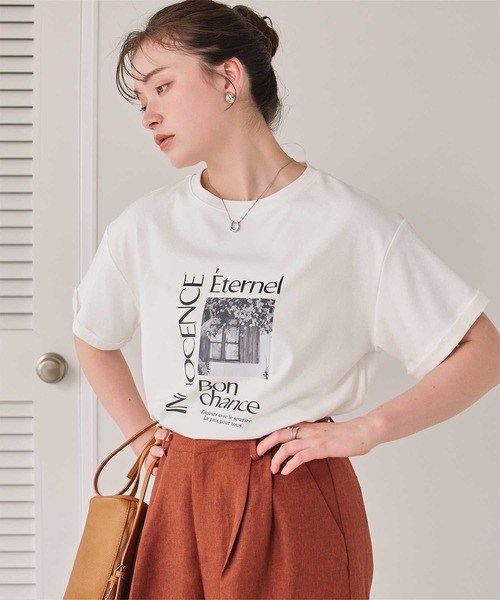titivate（ティティベイト） tシャツ 半袖 フォトプリントTシャツ