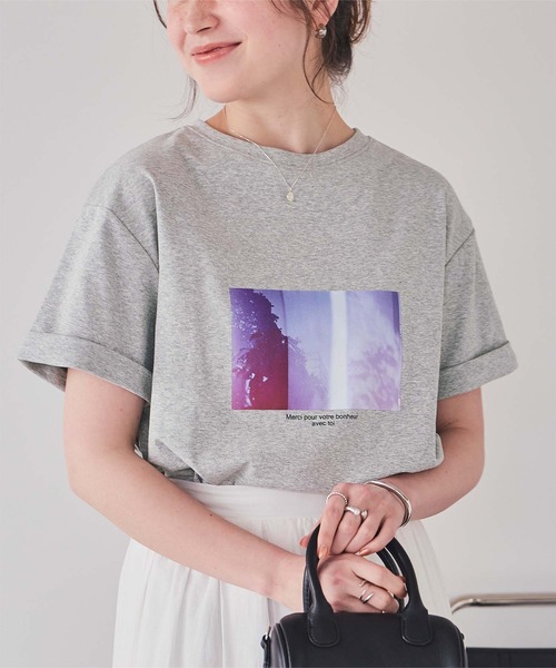 titivate（ティティベイト） tシャツ 半袖 フォトプリントTシャツ