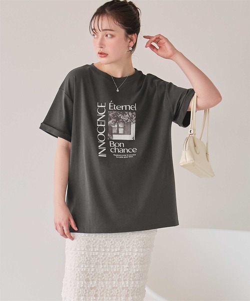 titivate（ティティベイト） tシャツ 半袖 フォトプリントTシャツ