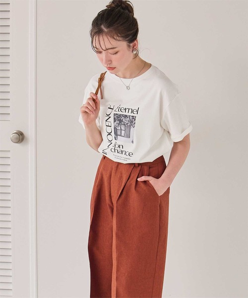 titivate（ティティベイト） tシャツ 半袖 フォトプリントTシャツ