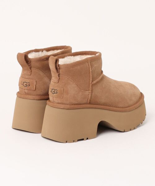 ugg ムートンブーツ　brown 楽天市場】アグ UGG クラシックミニ 厚底 ムートンブーツ レディース