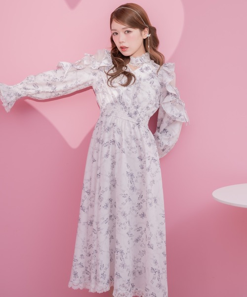ローズリボンシフォンワンピース ピンク LIZ LISA on X: 