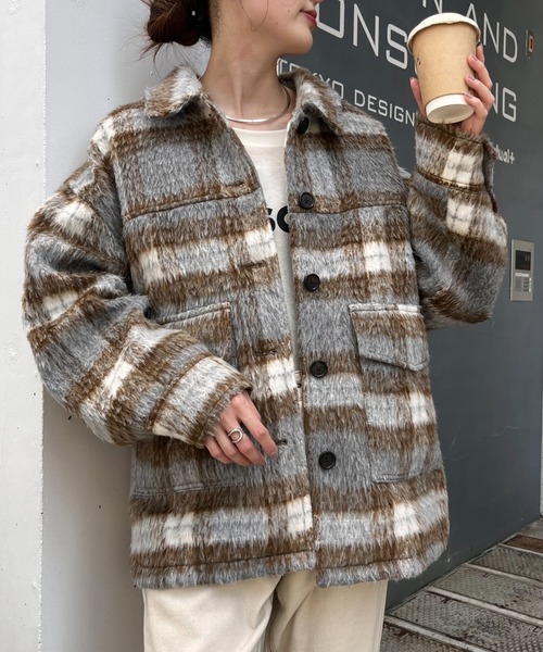 CIAOPANIC TYPY チェック柄コート サイズONE