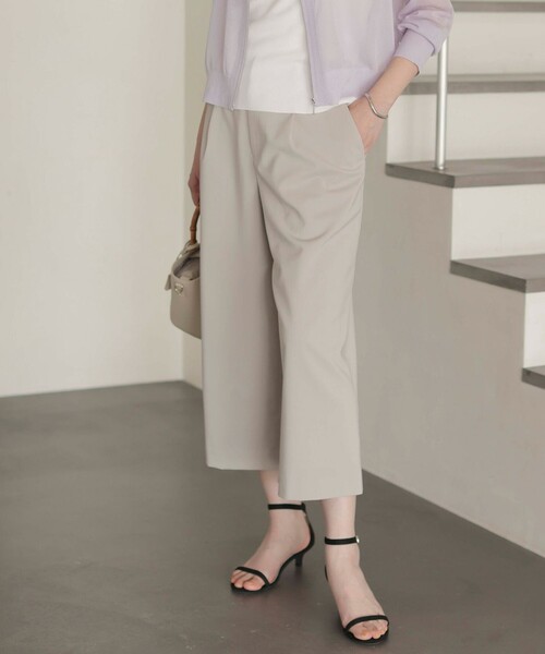 パンツ 「洗える」GORIAN TWILL クロップド レディース : ZOZOTOWN