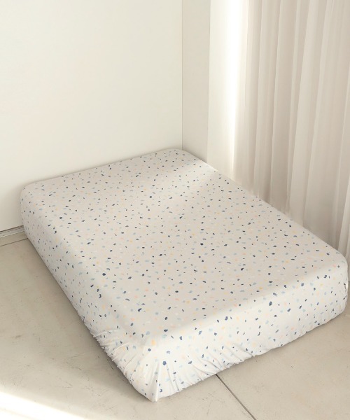 ジェラピケ　クマ　ボックスシーツ　ダブル Sleep】ベア柄BOXシーツ（ダブル）(ボックスシーツ・敷きパッド