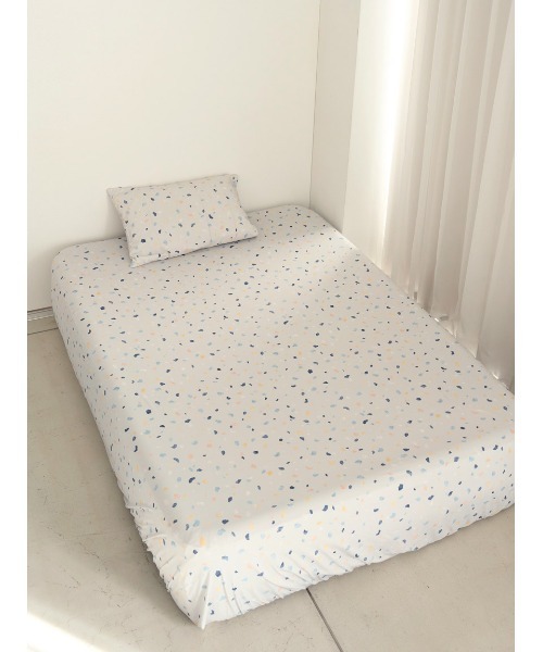ジェラピケ　クマ　ボックスシーツ　ダブル Sleep】ベア柄BOXシーツ（ダブル）(ボックスシーツ・敷きパッド