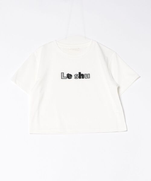 tシャツ 刺繍ロゴTシャツ レディース