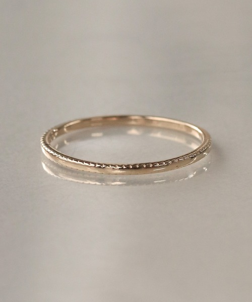 NOIR DE POUPEE（ノワールドプーペ） 指輪 リング K10 layer ring