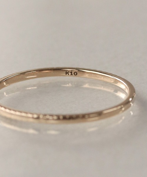 NOIR DE POUPEE（ノワールドプーペ） 指輪 リング K10 layer ring