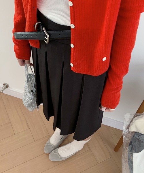 ミディ丈 プリーツスカート ミディ丈プリーツスカート - ブラック | ZARA Japan / 日本