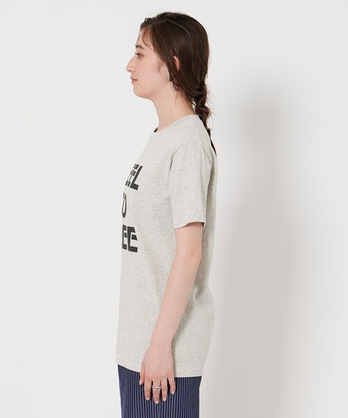 MIXTA tシャツ 「別注」「MIXTA」FEEL FREE Tシャツ LT.GRAY