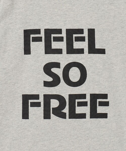 MIXTA tシャツ 「別注」「MIXTA」FEEL FREE Tシャツ LT.GRAY