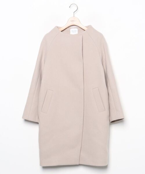 【美品】Unlted Tokyo ノーカラーコート　ベージュ 1 UNITED TOKYO（ユナイテッドトウキョウ） ノーカラーコート 1 ベージュ