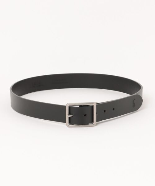 POLO RALPH LAUREN 黒 ベルト フリーサイズ POLO RALPH LAUREN ベルト オイルスムースレザー 33mm