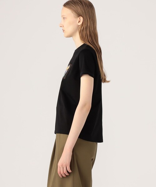 tシャツ スビンコットン ELEPHANTグラデーションプリントTシャツ レディース CABaN tシャツ スビンコットン ELEPHANTグラデーションプリントT