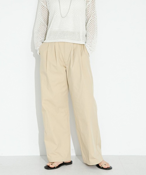 URBAN RESEARCH Sonny Label パンツ ワイドストレートアジャストタック URBAN RESEARCH Sonny Label パンツ ワイドストレートアジャストタック