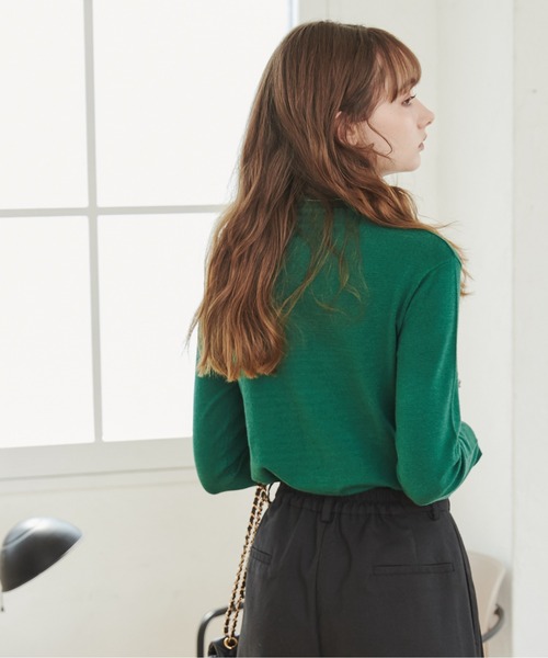 「ANGIE」 タートルネックニット LARGE ホワイト系その他 レディース_画像5